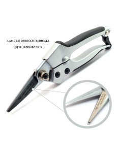 Foarfeca gradina varf ascutit 180mm SK5 XTLINE+manusi... 2