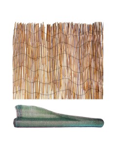 Set 2 trestii, 1.5x5 m + Plasa umbrire 90 g/mp, 10x1.5 m