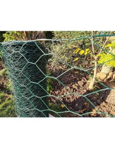 Gard plasa rabitz, pvc, verde, 13 mm, 0.9 mm, inaltime 1 m 2