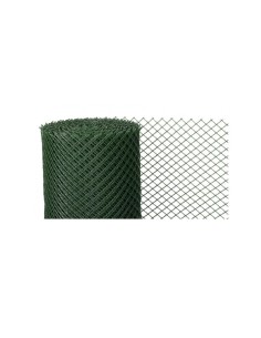 Gard plasa, pvc, verde, 20x20 mm, inaltime 1 m, 25 m