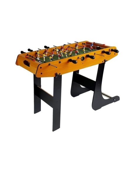 Joc masa de fotbal din lemn, pliabila pentru copii, 80 x 42 cm, LeanToys, 7048