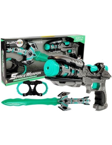 Set de joaca SF pentru copii, pistol laser,...