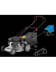 Masina de tuns iarba, gazon, pe benzina, 1300 W, 1.8 CP,... 2