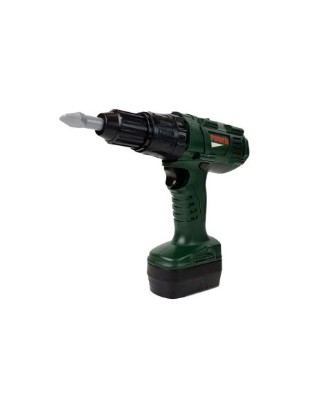 Set scule de joaca pentru copii, bormasina cu burghiu, casca si accesorii, LeanToys, 7215