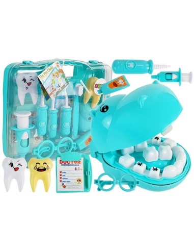 Set trusa dentist pentru copii, hipopotam...