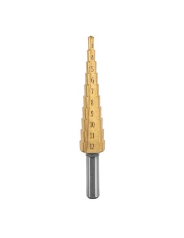 Burghie in trepte, set 7 buc, 4-12.4 mm, Graphite