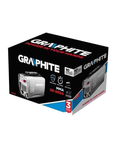 Invertor sudura, 200 A, Graphite