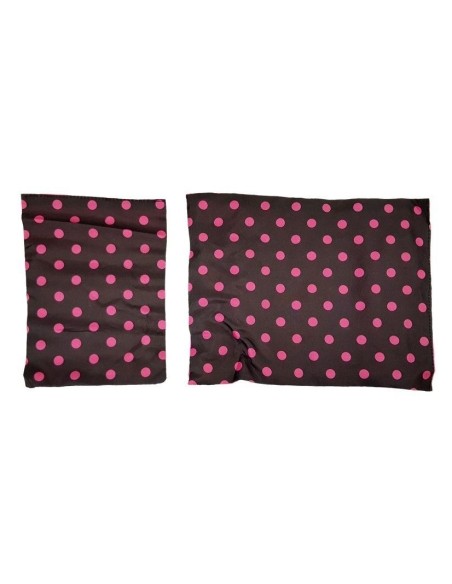 Patut pentru papusi, cu buline roz de fetite, Alice, LeanToys, 7701