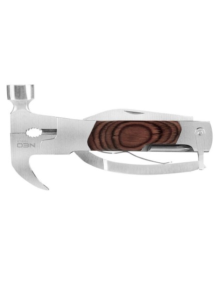 Unealta, briceag multifunctional, 13 in 1, model Survival, maner lemn, NEO