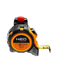 Ruleta autostop 8 m x 25 mm, prindere la curea, Neo