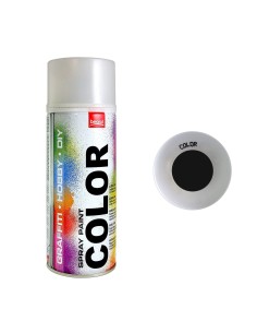 Vopsea spray acrilic negru mat 400ml