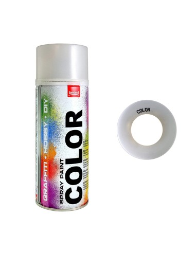 Vopsea spray acrilic Alb lucios 400ml