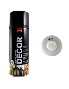 Vopsea spray acrilic Deco Silver, Argintiu 400ml