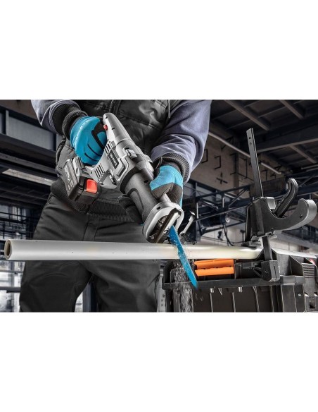 Fierastrau tip sabie cu acumulator 2 Ah, incarcator 18 V Li-ion, Graphite Energy