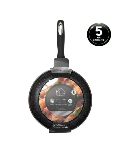Tigaie clasica, 26 cm, antiaderenta, Black...
