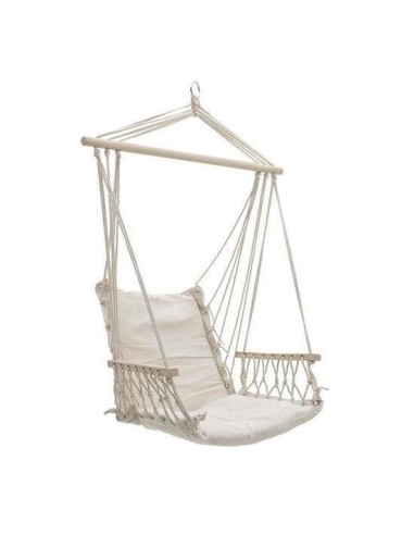 Hamac tip scaun, alb, max 150 kg, 100x50 cm, Craig