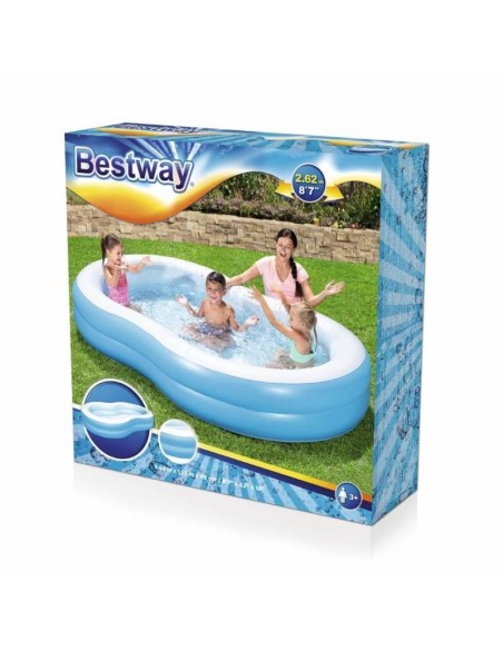 Piscina gonflabila, 262x157x46 cm, Bestway Big Lagoon Family