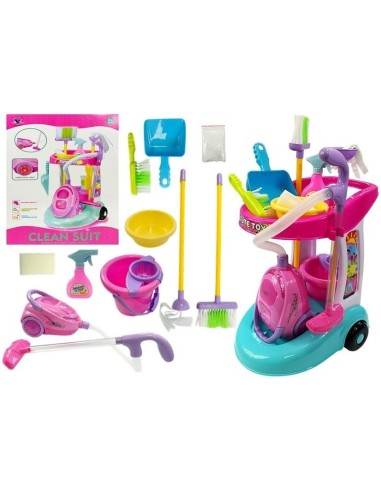 Set carucior de curatenie cu aspirator pentru...
