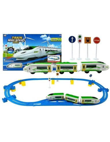 Set circuit tren cu baterii, pentru copii,...