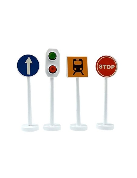 Set circuit tren cu baterii, pentru copii, LeanToys, 5151, 257 cm