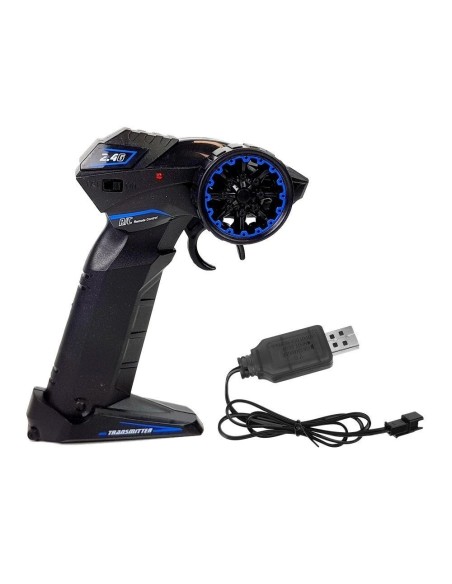 Motocicleta galbena RC sport, cu telecomanda 2.4G si 35m, LeanToys, 9070