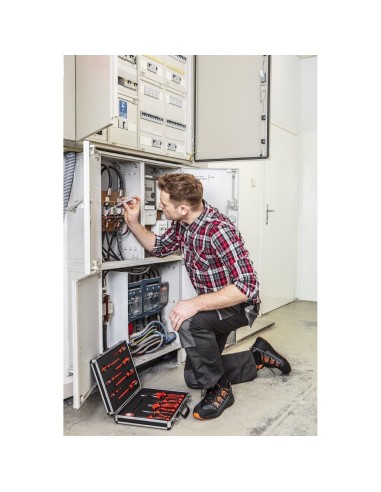 Camasa de lucru bumbac, rosu-gri-alb, marimea...