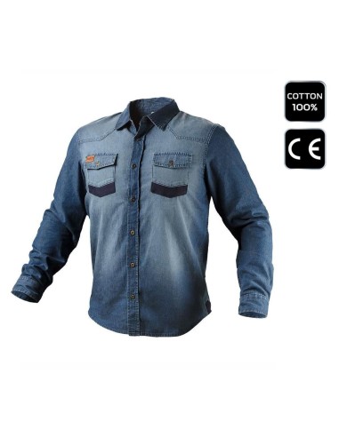 Camasa pentru lucru, de blugi, model Denim,...