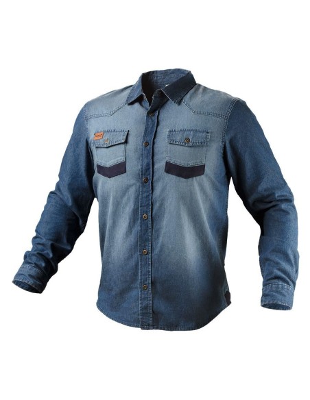 Camasa pentru lucru, de blugi, model Denim, marimea XL/54, NEO