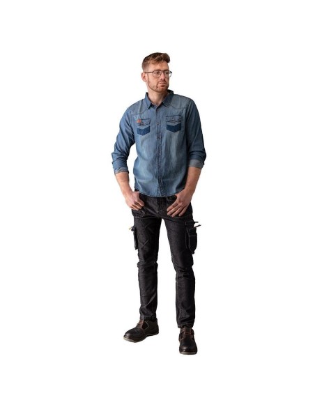 Camasa pentru lucru, de blugi, model Denim, marimea XL/54, NEO