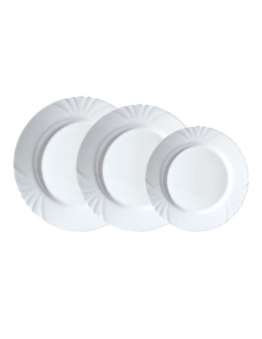 Set serviciu de masa alb, pentru 6 persoane,...