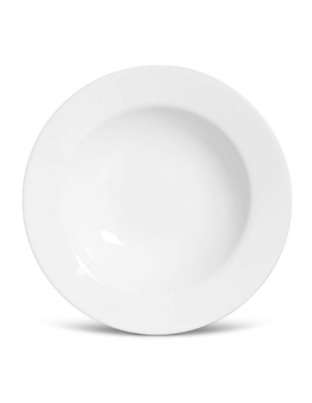 Set serviciu de masa alb, pentru 6 persoane, Luminarc Vidiris, 19 piese, 18 farfurii diverse marimi si bol salata