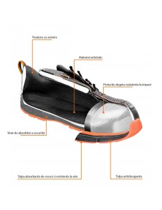 Pantofi de lucru, S1, SRC, protectie metalica, marimea... 2