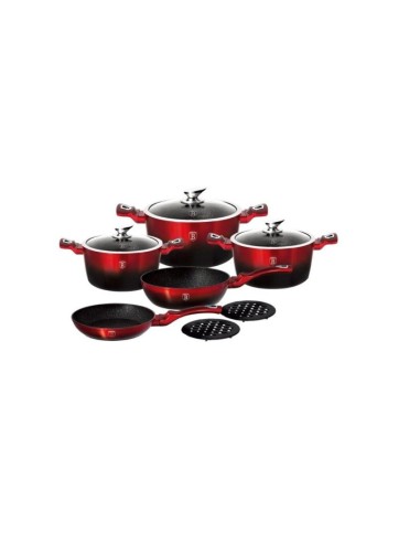Set oale, cratite si tigai marmorate, 10 piese,...
