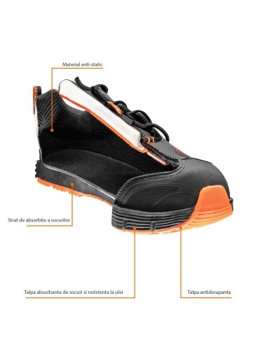 Pantofi de lucru fara elemente metalice, O1,...