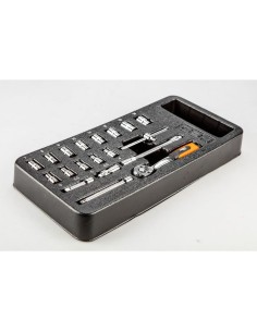 Set capete tubulare scurte cu clichet, pentru dulap... 2