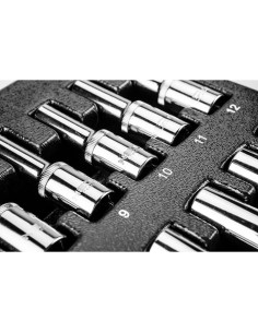 Set capete tubulare lungi, pentru dulap mobil, 1/2", 8-21... 2