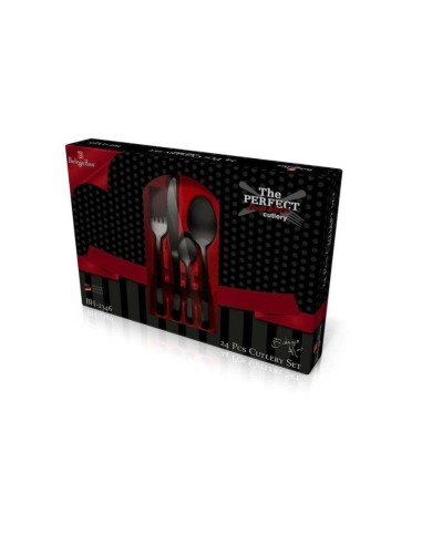 Set de tacamuri inox, 24 piese, Berlinger Haus...