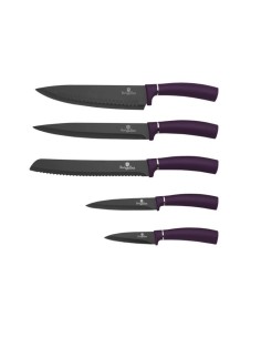 Set de Cutite cu stand magnetic, 6 piese, Purple Eclipse... 2