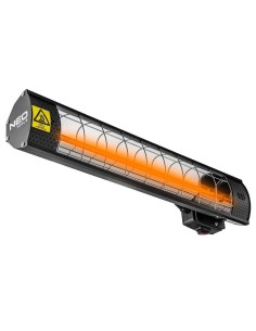 Incalzitor terasa, infrarosu 2000 W, interior/exterior,...