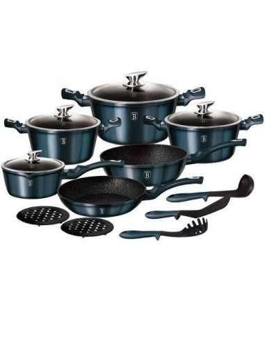 Set oale, cratite si tigai marmorate, 18 piese,...