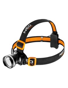 Lanterna de cap, 400 lm, zoom, 3xAAA, NEO