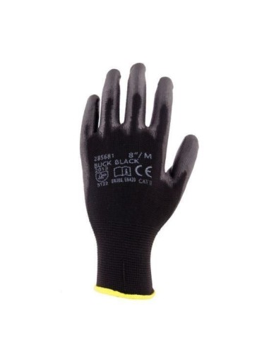 Manusi BUCK negre, nailon/poliuretan, marimea...