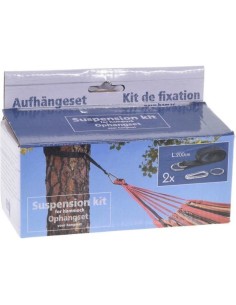 Set fixare hamac, centuri cu carabine, rezistenta 120 kg  2