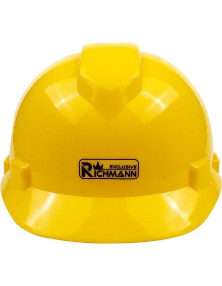 Casca de protectie HDPE, galben, reglaj in 4 puncte, Richmann Exclusive