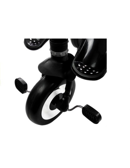 Tricicleta cu pedale pentru copii, cu copertina mov, LeanToys, 3808