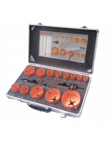 Carote bimetal pentru gaurit lemn, metal, set...