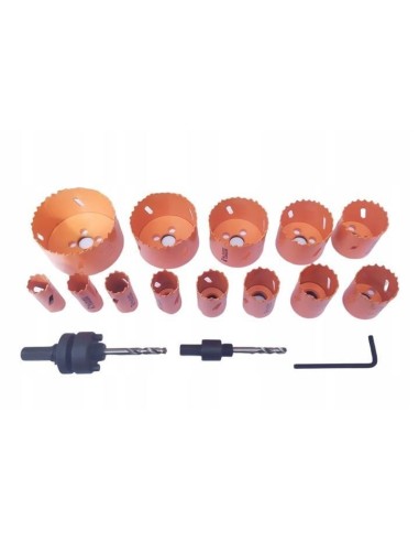 Carote bimetal pentru gaurit lemn, metal, set...