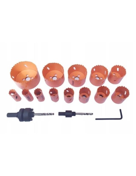 Carote bimetal pentru gaurit lemn, metal, set 16 piese, 19-76 mm, Richmann Exclusive
