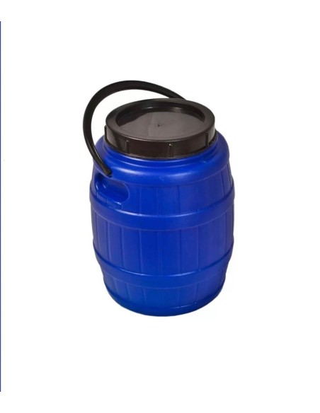 Bidon 12 litri, cu toarta si capac prin infiletare, Sterk, Plastic Albastru sau Alb