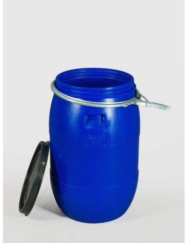Bidon 85 litri, cu cerc metalic, Sterk, Plastic...